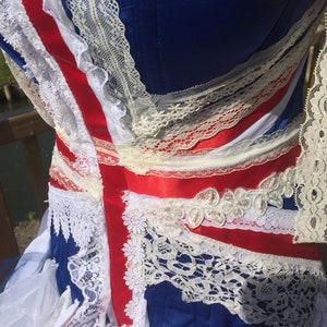 SALE. Union jack dress alternative dress. UK 8 image 8