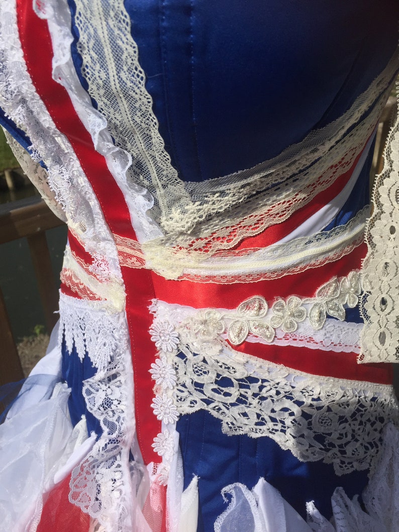 SALE. Union jack dress alternative dress. UK 8 image 8