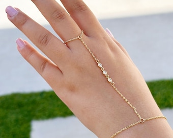 Bracciale a catena in acciaio inossidabile color oro | Armani Exchange