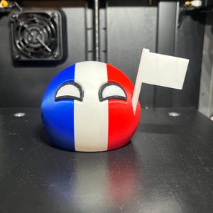 France Country Ball 3d printed