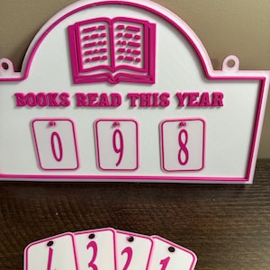 Books Read this Year - Digital STL/3MF Files