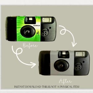 Capa protetora descartável para câmera Fujifilm 400 - Modelo Cricut