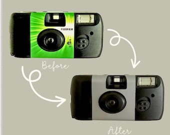 Fujifilm 400 Disposable Camera Wrap - Cricut Template