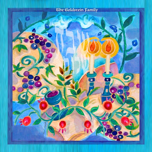 Shabbat Candles Etsy