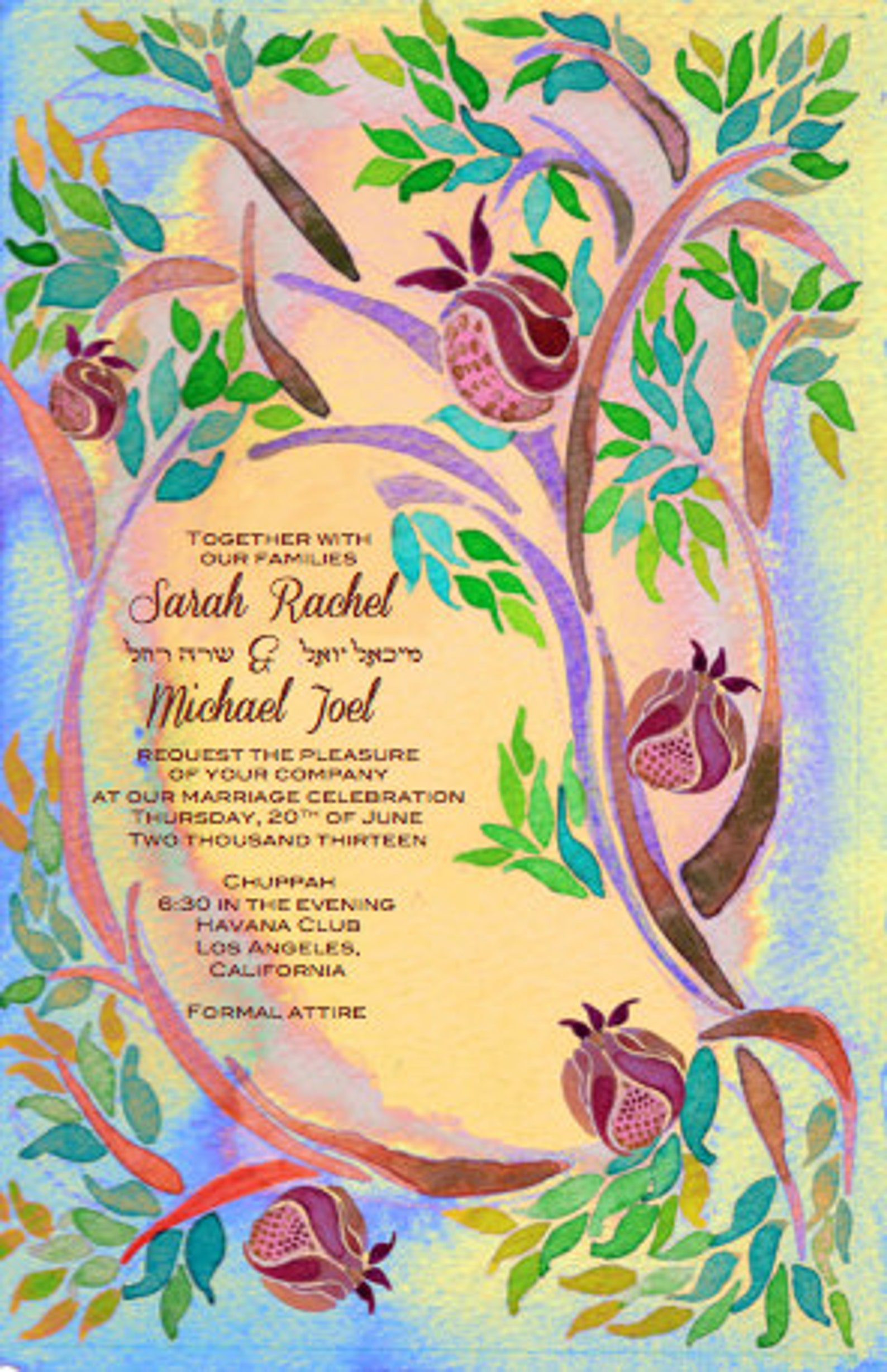 Printable Wedding Invitation Set Wedding Invites Set - Etsy