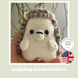 Hedgehog Crochet Pattern: Low Sew Amigurumi (PDF Pattern)