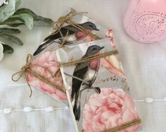 Shabby Pink Old French Book Set.