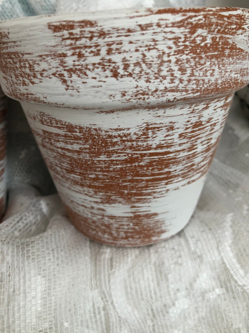 French Farmhouse White Chalk Paint Distressed 4 In. or 6 In. Etsy