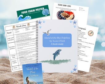Island of the Blue Dolphins Literature Study Guide (Digital Download)