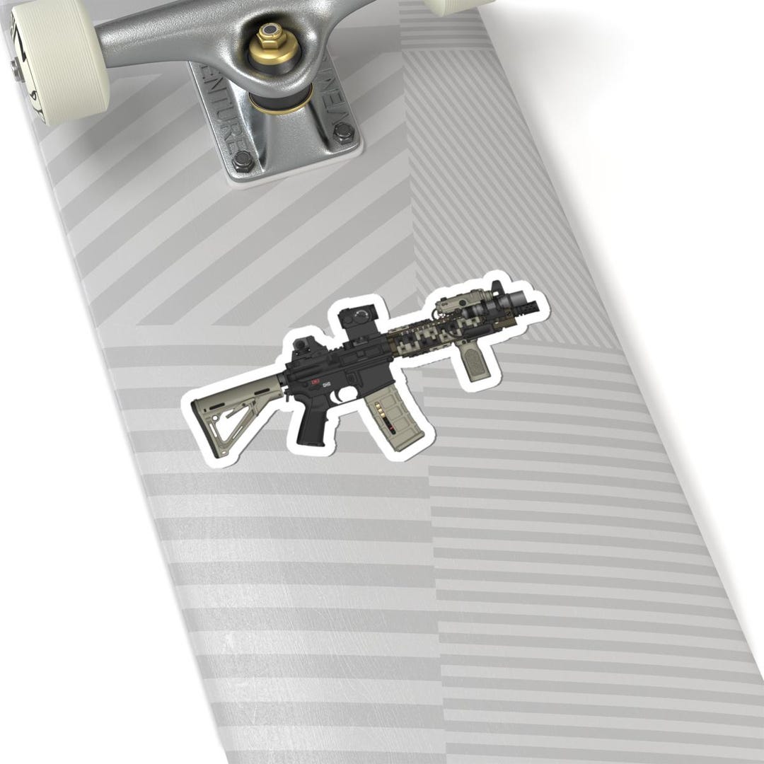 MK18 AR15 Tactical Kiss-cut Stickers - Cool Gun Decals, Laptop Stickers ...