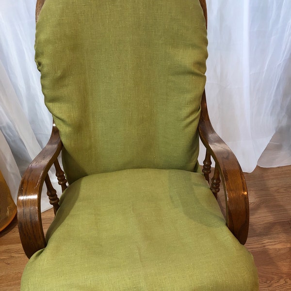 Nursery Glider Rocker SlipCover -Covers for your cushions - SAGE Green