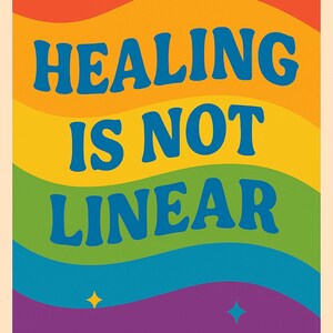 Unframed Mental Health Wall Art, Self-care poster, therapist office decor, motivational quote print, minimalist , mindfulness print