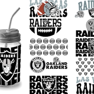 10 Pieces, Uv DTF RAIDER Stickers | 16 oz Cup Wrap, Waterproof, RAIDER Stickers Coffee Wrap Bundle Uv Dtf, Ready to apply