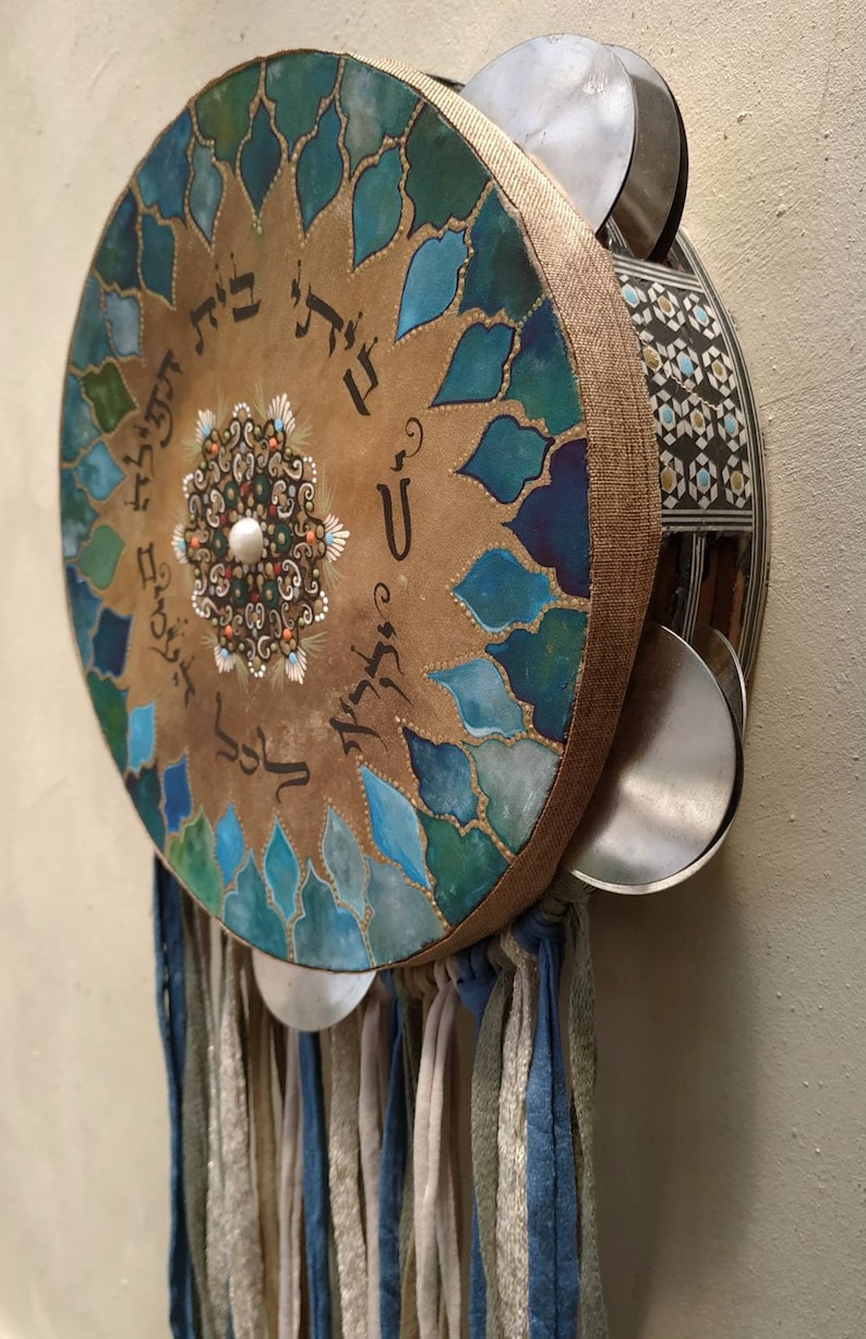 Tambourine Hand Made Native Gift Spiritual Music Gift Etsy