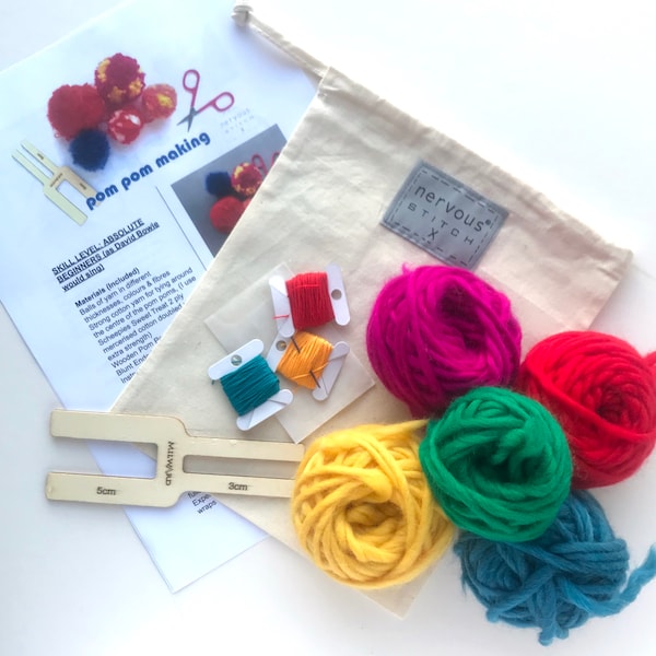 Pom Pom Making Kit Etsy UK