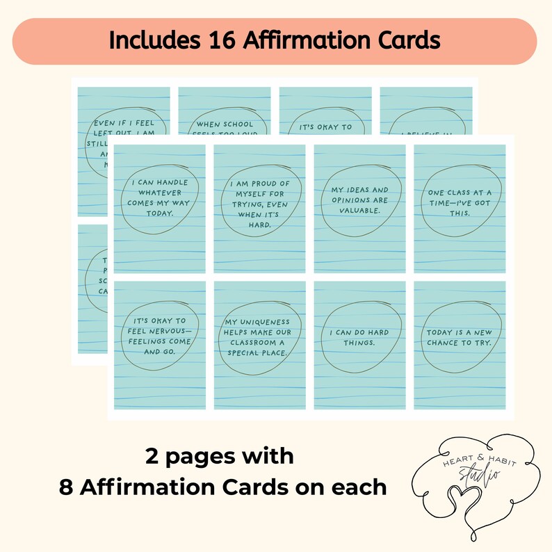 Classroom Affirmation Cards | Affirmation Station | Growth Mindset ...