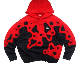 1 von 1 Überarbeiteter / Upcycle / Unikat / Nike Magma Wave Hoodie Größe L