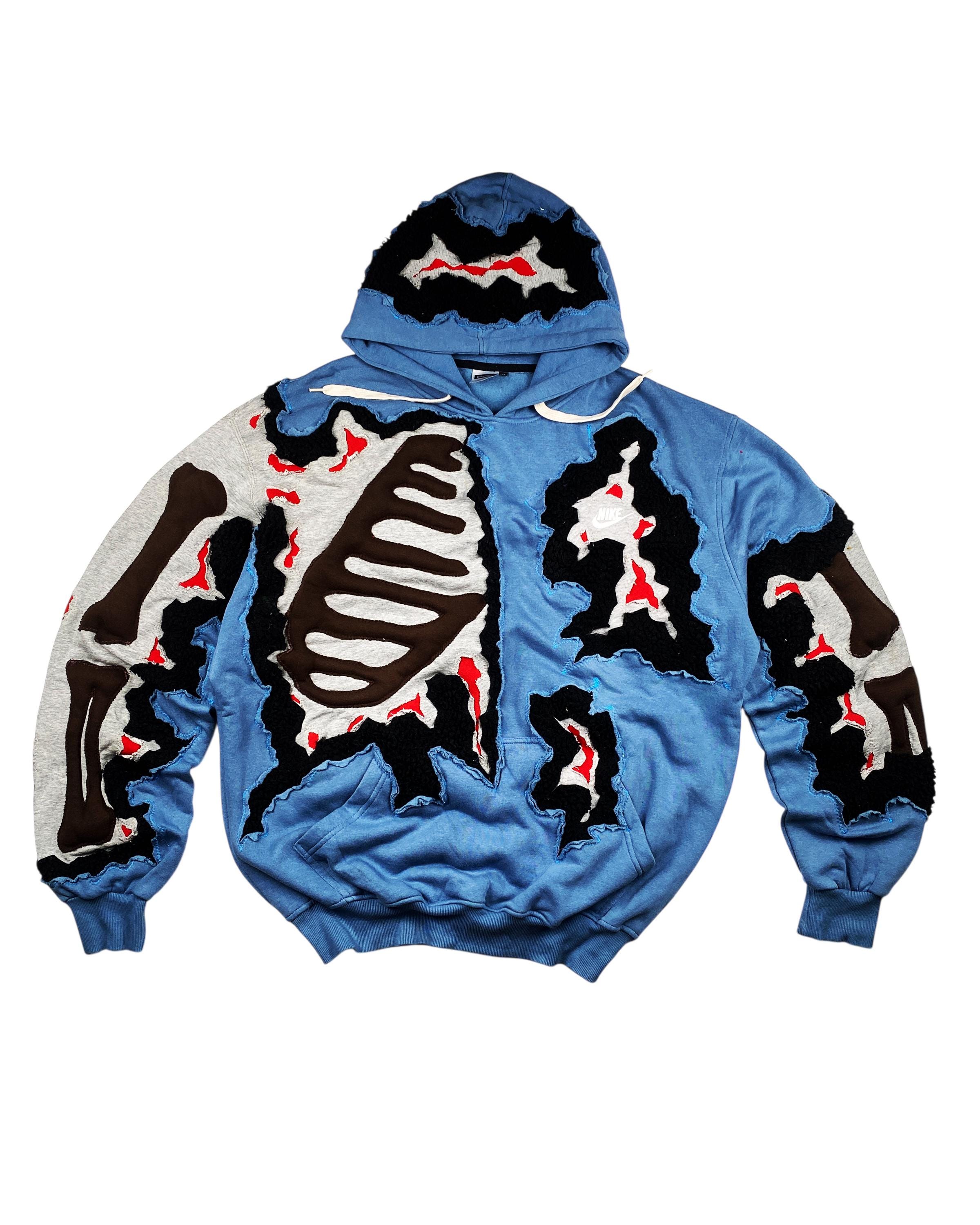 nike skull hoodie