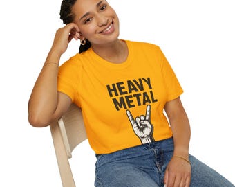 Heavy Metal Rock Hand Graphic Tee