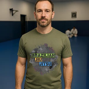BJJ Shirt for Martial Arts Lovers, Brazilian Jiu-Jitsu T-Shirt, Activewear for Sports, Gift for Jiu-Jitsu Practitioners, Gift fo Friend