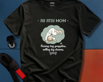 Maglietta per mamme di Jiu Jitsu: crescere piccoli lottatori