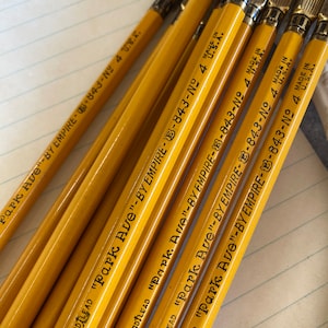 Vintage Empire Pencil Co Park Avenue No 4 Ołówek Dead Stock Square Ferrule Pisanie Rysunek Napisy Szkoła Nauczyciel Profesor Autor