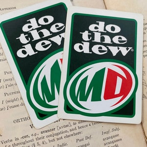Vintage Mountain Dew speelkaarten set van 2 losse kaarten