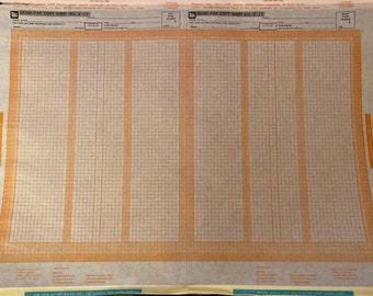 Vintage Newspaper Mock Up Sheets with Duplicate Carbon Grid Graph Paper for Junk Journals and Crafts or for Zine Layout and Printing Fun!