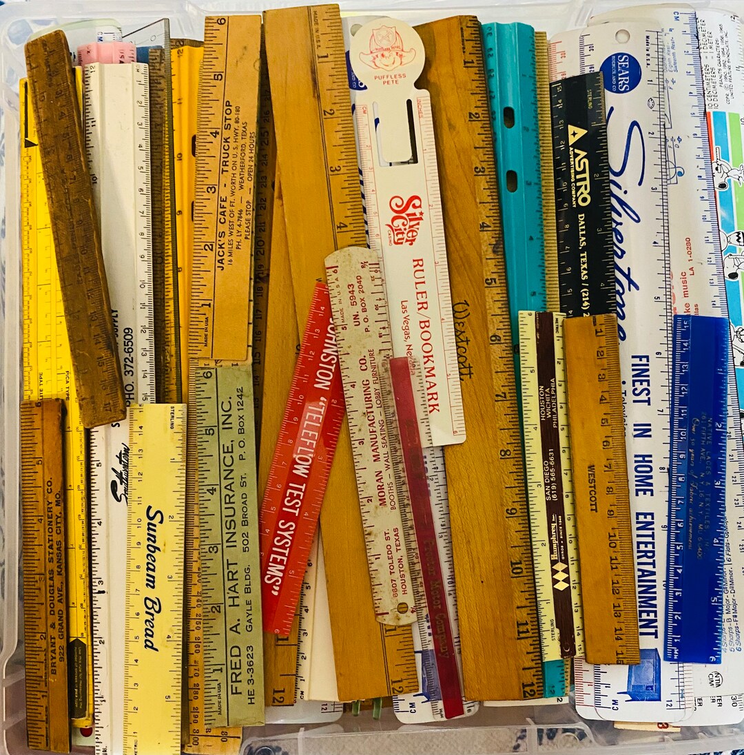 Stocking Stuffers Vintage School and Advertising Rulers (one Ruler ...