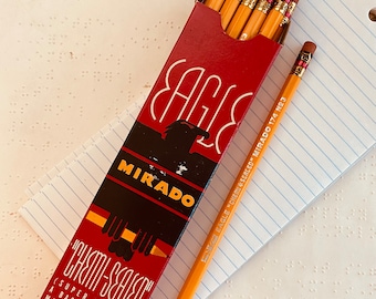 Vintage Eagle Berol Mirado Various No 2 3 4 2.5 Pencils One Dozen in Box Graphite Lead School Teacher Math Writing Draw Gift for Art Student