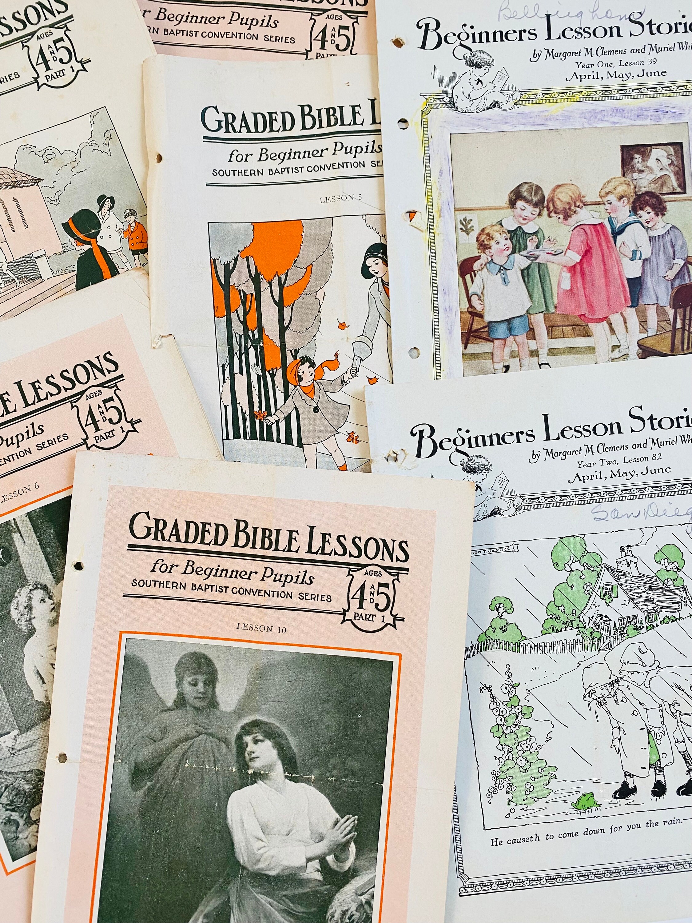 Antique Children Bible - Etsy