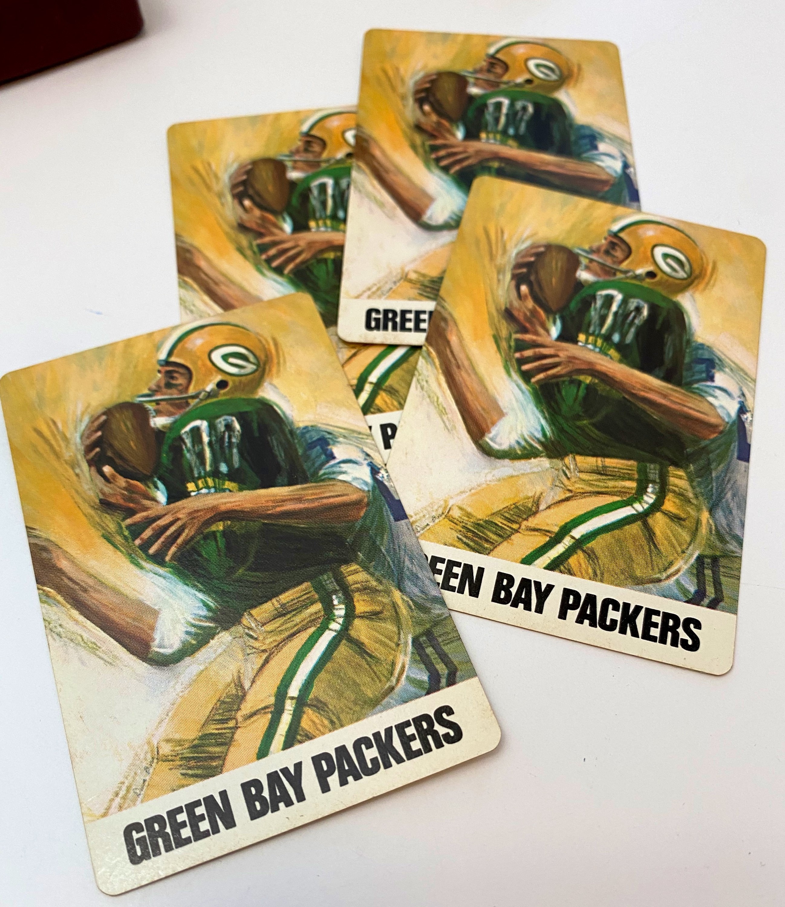 green bay packers playing cards