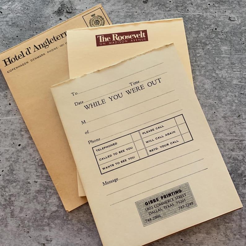 Tons of Sheets 100 List Notepad Scratch Pad Assorted Advertisements To Do Desk Writing Ephemera Junk Journal Scrapbook Planner Diary image 4