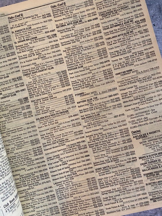 Phone Book Page
