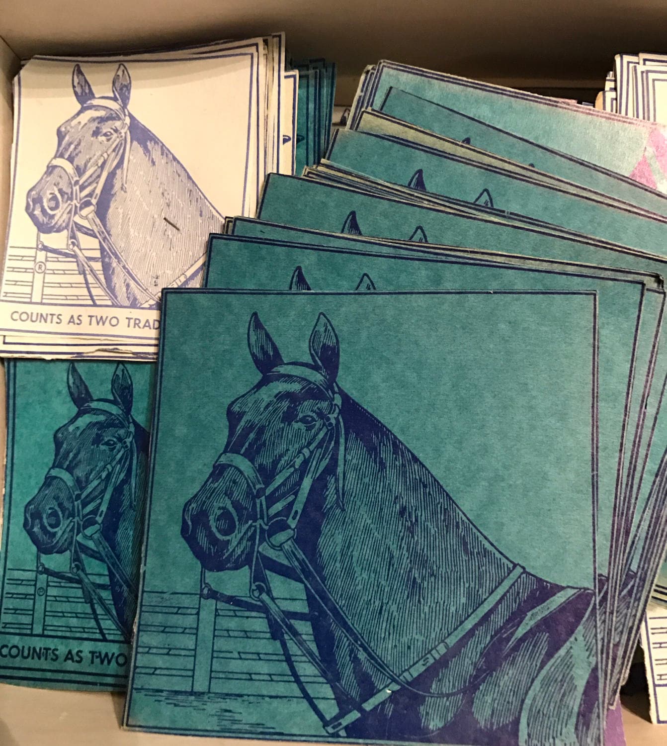 Blue clearance horse notebook