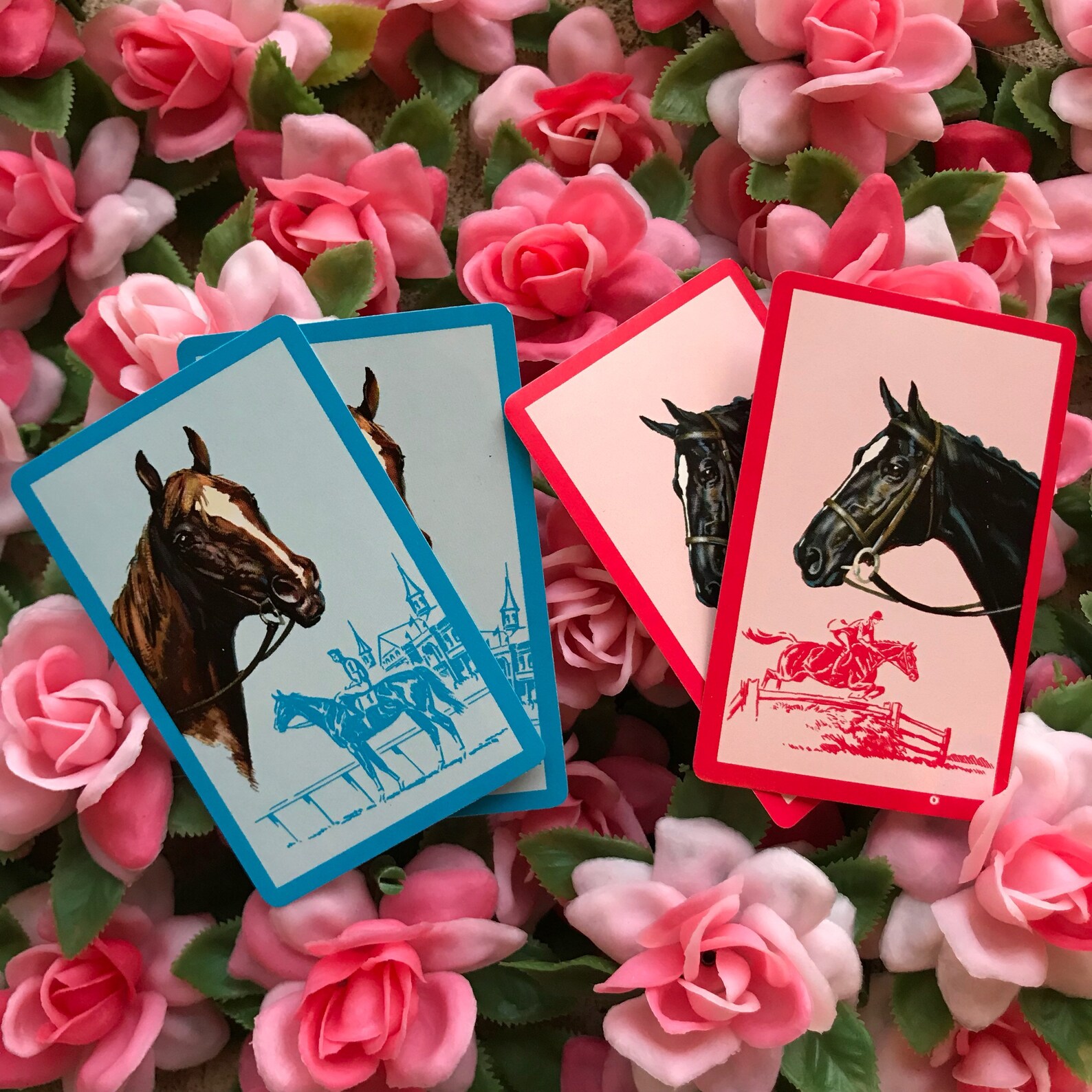 Kentucky Derby Horse Races Thoroughbred Playing Cards Junk Etsy
