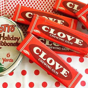 Kauen Sie nicht diese alten Kaugummipackungen Verwenden Sie stattdessen die Verpackungen! Ephemera Geschenk für Kinder Freunde Vintage Verpackung Werbemarke