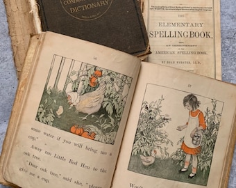 Assorted Vintage Elementary Reader Books Assorted Vintage Elementary Reader Books
