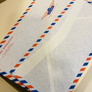 Sobres vintage para correo aéreo de Dallas Business, juego de 10 piezas, efímera, diario, álbum de recortes, viajes para amigos por correspondencia