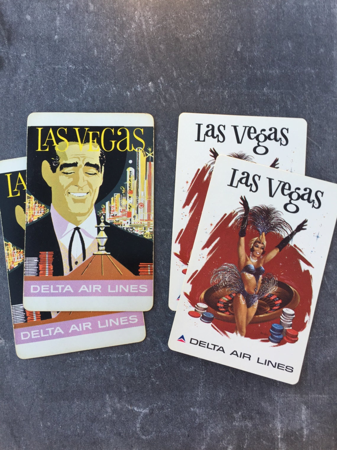 Vintage Las Vegas Playing Cards Etsy