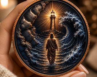 Personalized Sobriety Coin – AA NA Recovery Medallion with Serenity Prayer
