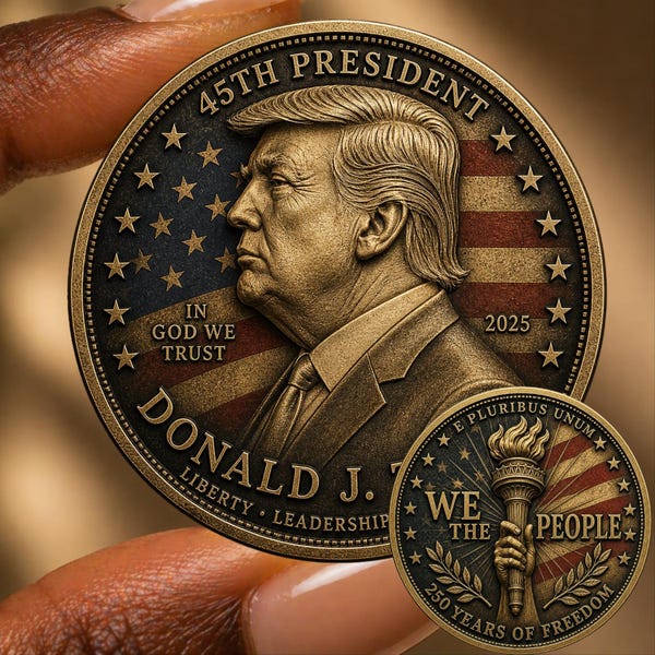 Trump Rally Coin Trump Challenge Coins - Etsy