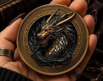 Personalized Dragon Sobriety Coin, Custom AA Recovery Coin, Sober Anniversary Gift, NA Challenge Coin, Sober Warrior Token