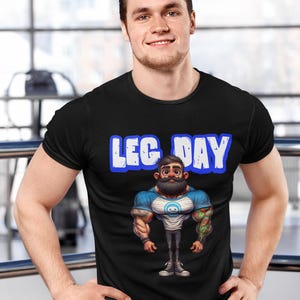 Leg Day Unisex Softstyle T-Shirt - Funny Workout Tee, Gym Humor Shirt, Gift for Fitness Lovers, Exercise Apparel, Weightlifting Top