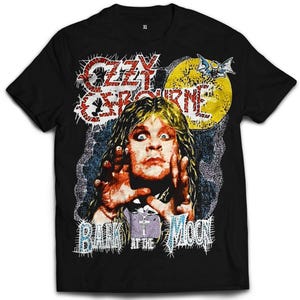 Ozzy Osbourne T-Shirt — Bark at the Moon 1984 Tour Graphic Rock Band Tee
