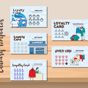 Editable Loyalty Card Canva Digital Template | Canva Digital Download ...