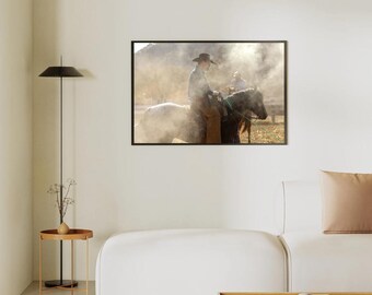 Western Ranch-fotografieafdruk: cowboybrandingkunst (digitale download)
