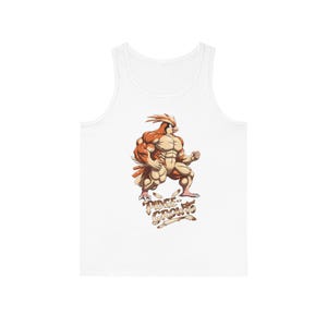 Muscle Growth Unisex Jersey Tank, Gym Shirt, Fitness Apparel, Workout Top, Gift for Fitness Lovers, Summer Tank