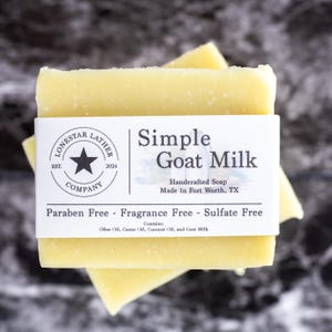 Simple Goat Milk Bar Soap