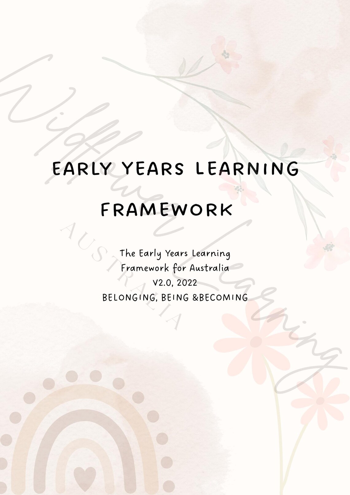 Eylf Programming Pdf EYLF Outcome Posters + Implementation Ideas | Early Childhood ...